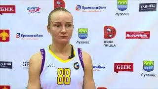 Комментарии игрока НИКИ (Сыктывкар) Екатерины Мащенковой к матчу НИКА-Политех-СамГТУ 81:78 17.12.17