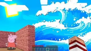 I BUILD TO SURVIVE THE TSUNAMI WITH PEPPA PIG