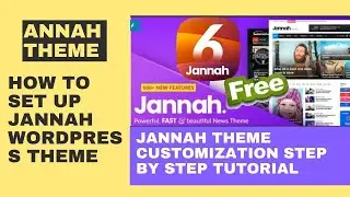 How to Set Up Jannah WordPress Theme 2023  | Jannah theme customization Step By Step Tutorial