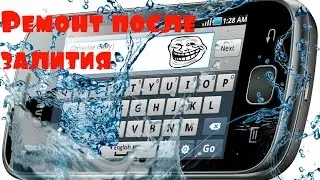 Ремонт утопленника-телефона samsung GT-S5660