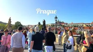 [4K]🇨🇿 Walking tour of Prague, Czechia: The historical capital of Bohemia. Lunch at Nase Maso 🍔🍺