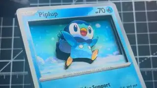 How to make a Pokemon 3D card with just 3 cards