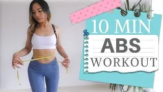 10 MIN Abs Workout | Obliques + Lower Ab Exercises At Home | No Equipment