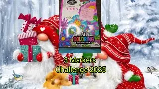 #vlogmas2025 Day 24 #3markerschallenge2025 Hosted by Me 
