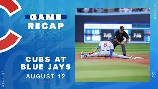 Game Highlights: Swanson's Homer and Morel's Clutch Hit Seal Cubs Series Win vs. Blue Jays | 8/12/23