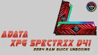 Adata XPG SPECTRIX D41 RGB Ram First Look