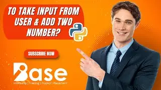 To Take Input From User & Add Two Number ?