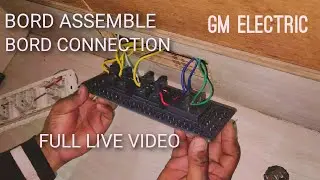 GM 6 MODULER BORD CONNECTION.1 SOCKET 4 SWICH CONNECTION.#gm
