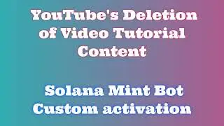 How to Install and Download & Solana Mint Bot 2024 & Step-by-Step Tutorial Solana Mint Bot
