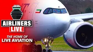 3hrs 54 of Live Planespotting Manchester Airport | Livestream VOD