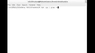 List installed package in Fedora