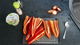 Lowcarb Paprika Snack, einfach, schnell und lecker