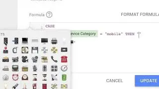 Google Data Studio - Create a calculated field with emojis as case when output values