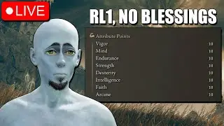 Elden Ring DLC LEVEL 1, NO SCADUTREE BLESSINGS, FINAL BOSS LEFT WE CLIMB