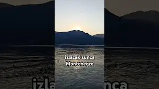 Восход солнца в Монтенегро #travel #parade #live