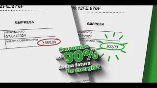 Energia solar: Economia real de até 90% na conta de luz