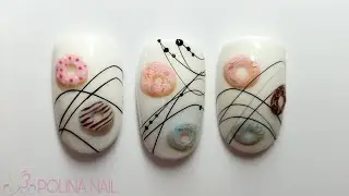 🍩 Semplici Donuts con spider gel 🍩