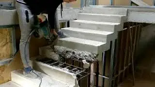 Демонтаж бетонной лестницы