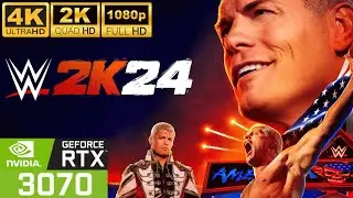 WWE 2K24 - RTX 3070 + Ryzen 5 7600 | Ultra Settings