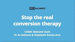 Stop the real conversion therapy