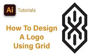 How To Design A Logo Using Grid | logo design tutorial | Adobe Illustrator Tutorial