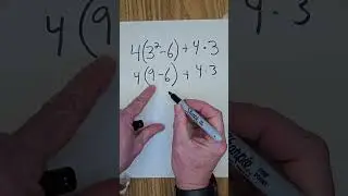 Order of Operations with Exponents Math Challenge Problem