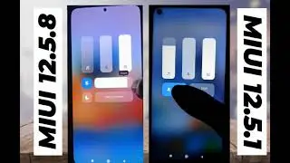 New Volume Slider | MIUI 12.5 And MIUI 12.5.8 Volume Slider Difference 😱 #shorts #redmi