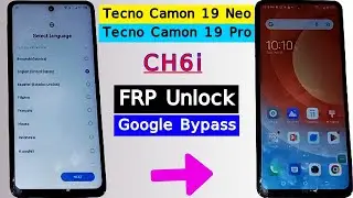 Tecno Camon 19 Neo / 19 Pro FRP Bypass | Android 12 All Tecno FRP Remove | Google Bypass Without PC