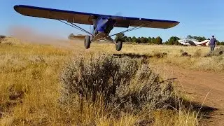 Trying out the new Carbon Cub's short field capabilities on Delores Point.
