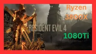 Resident Evil 4 Demo 1080Ti Overclocked 1440p Max and Optimized Settings Gameplay Benchmark