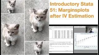 Introductory Stata 51: Marginsplots after IV Estimation