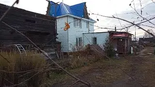 как я обшил дом и вставил окна