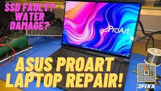 ASUS ProArt Studiobook Laptop Repair - SSD Not detected...