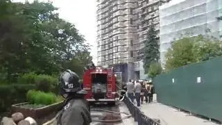 Пожар в высотке на Котельнической набережной в Москве потушен! 18.08.2016.