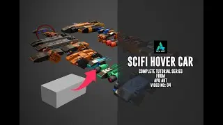 04 Scifi Hover Car | www.youtube.com/@apuart786| 3D Design