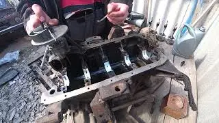 Correct installation of bearing shells and half rings for VAZ NIVA