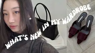 what's new in my wardrobe for fall/autumn ✨ try on haul  (fall closet essentials, The Row, etc)