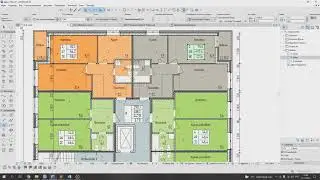 Квартирография в ArchiCAD 22-25 аддон ZoneSum103c