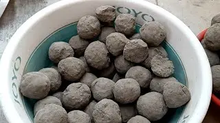 Pure cement balls 