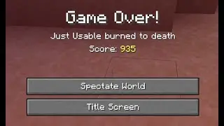 Let's Play Hardcore Minecraft Episode 9 -  I Died and This is How (Sad)