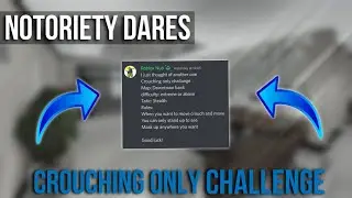Crouching ONLY Challenge | Notoriety Dares [ROBLOX]