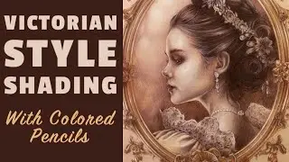 How To Color In Sepia Tones // Victorian Style Shading Techniques
