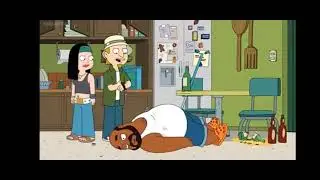 Hayley kicks a black man