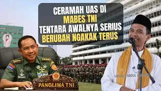 SUASANA SERIUS DI MABES TNI LANGSUNG PENUH TAWA LUCU SETELAH USTADZ ABDUL SHOMAD CERAMAH