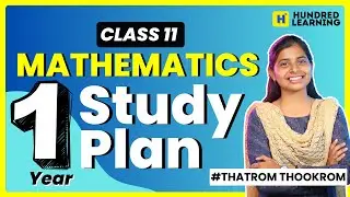 11th Maths One Year Study Plan Public Exam 2025 Get 600/600