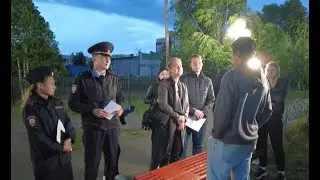 Рейд по соблюдению подростками комендантского часа провели в Сургуте