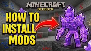 How To Install MODS for Minecraft BEDROCK (2 methods)