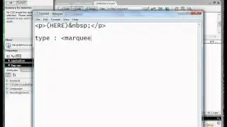 Macromedia dreamweaver scrolling text picture.avi
