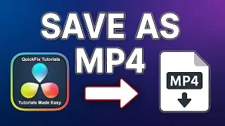 How to Export as MP4 in DaVinci Resolve | Beginner's Guide