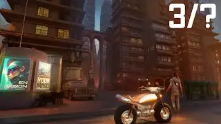 Epic Cyberpunk Cityscape Concept Art Overpaint (Blender/Clip Studio Paint) 3/?